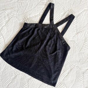 🦋 5 for $25 W by Worth Black Sparkly Sequin Halter Top Size 10